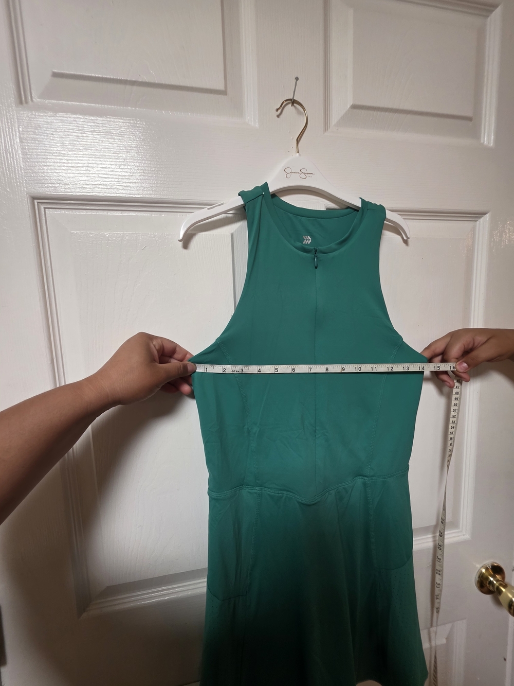 All In Motion Women's Active Dress with Built-in Shorts & Pockets - Green Size M - Picture 6 of 9